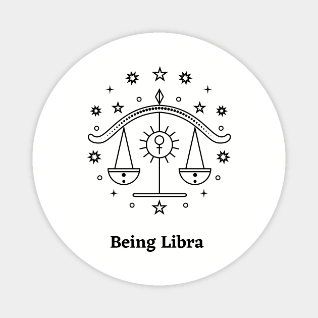 Being Libra Magnet by KrystalShop